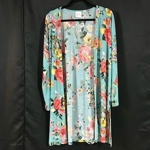 Women’s Sew in Love Floral Long Sleeve Cardigan